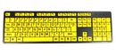 TRONWIRE Large Print Letter Wired USB 104 Keys High Contrast Keyboard For Desktop PC Computer - NEW VERSION