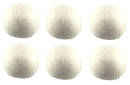 TRONWIRE 6-Pack Premium XL 100% Pure Organic New Zealand Wool Dryer Balls - Natural Fabric Softener, Reusable, Saves Drying Time