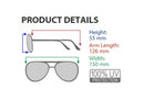 TRONSTORE Aviator Full Silver Mirror Metal Frame Sunglasses
