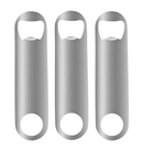 TRONWIRE Set Of 3 Premium Heavy Duty Stainless Steel Flat Speed Bartender Bottle Openers