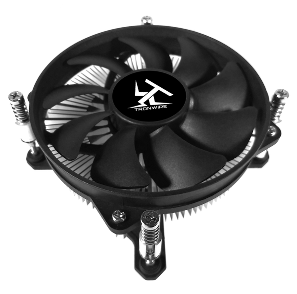 TRONWIRE TW-42 Intel Core i3 i5 i7 i9 Socket 1700 4-Pin PWM CPU Cooler With Aluminum Heatsink & Copper Core Base & 3.74-Inch Fan With Thermal Paste For Desktop PC Computer