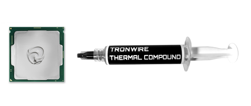 TRONWIRE TX-1 Premium Performance Heatsink Thermal Paste Grease Compound For All CPU Processors With Easy To Apply Syringe & Applicator Tool - 7 Gram