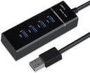 TRONWIRE 4-Port USB 3.0 Hub – High-Speed USB Expansion Hub for PC, Laptop, Mac, and Gaming Devices – Plug & Play, Compact Design