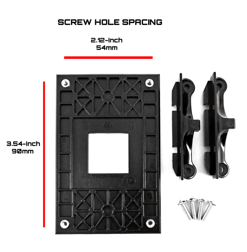 TRONWIRE Fan Motherboard Retention Backplate Mounting Bracket For AMD Socket AM5 AM4 CPU Cooler