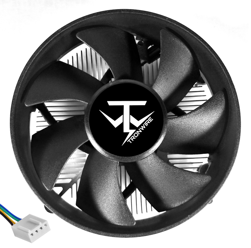 TRONWIRE TW-34 CPU Cooler With Aluminum Heatsink & 4-Pin PWM 92mm Fan With Pre-Applied Thermal Paste For AMD Socket AM5 AM4 Desktop PC Computer
