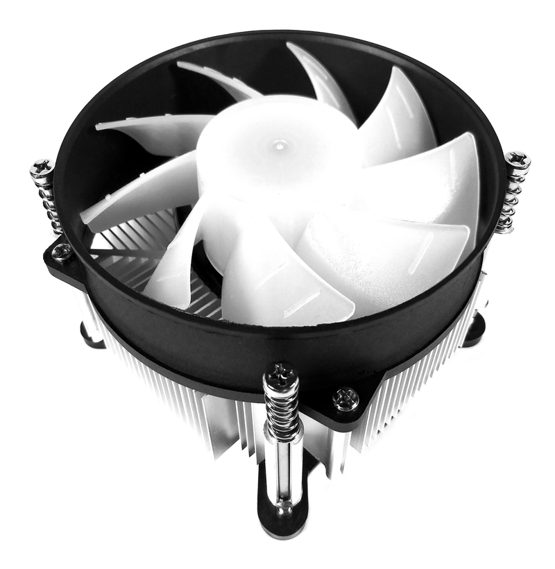 TRONWIRE TW-8 RGB LED CPU Cooler With Aluminum Heatsink & Copper Core Base & 4-Pin PWM 92mm Fan With Pre-Applied Thermal Paste For Intel Core i3 i5 i7 i9 Socket 1200 1151 1150 1155 1156 Desktop PC Computer