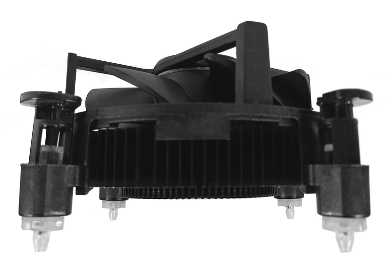 TRONWIRE TW-45 CPU Cooler Black Aluminum Heatsink Copper Core Base 4-Pin PWM 92mm Low Profile 3000 RPM Fan Pre-Applied Thermal Paste For Intel Core i3 i5 i7 i9 Socket 1851 1700 Desktop PC Computer
