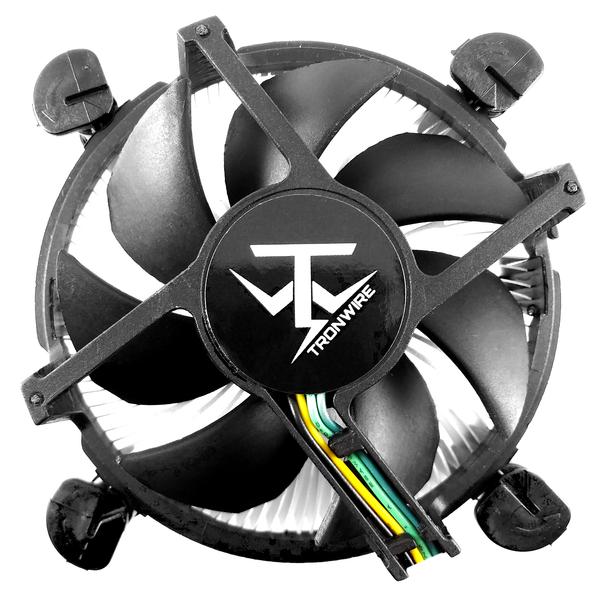 TRONWIRE TW-22 Intel Core i3 i5 i7 Socket 1200 1151 1150 1155 1156 4-Pin PWM Connector CPU Cooler With Aluminum Heatsink & 3.62-Inch Fan With Pre-Applied Thermal Paste For Desktop PC Computer