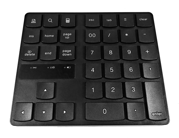 TRONWIRE 35 Key 2.4GHz Wireless Rechargeable USB Number Pad Numeric Keypad For Laptop Desktop PC Computer