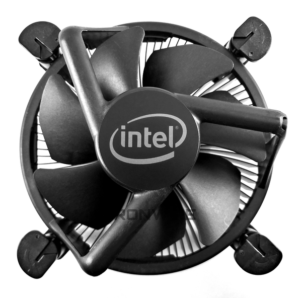 Intel Core i3 i5 i7 i9 Socket 1200 1151 1150 1155 1156 4-Pin PWM CPU Cooler With Aluminum Heatsink & Copper Core Base & 92mm Fan With Pre-Applied Thermal Paste For Desktop PC Computer - 10th Gen