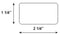 TRONWIRE 2-1/4 x 1-1/4-Inch Dymo Compatible 30334 Multi Direct Thermal Printer Barcode Labels With Adhesive, Perforations Between Labels For FBA & More - 1-Inch Core - 1000 Labels Per Roll