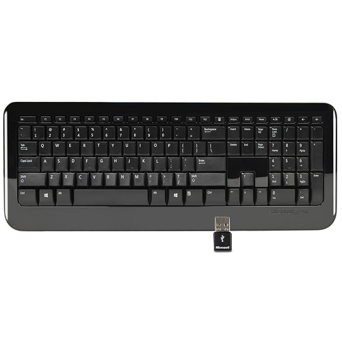 Microsoft 104-Key Wireless 800 Multimedia Keyboard With Nano USB Transceiver