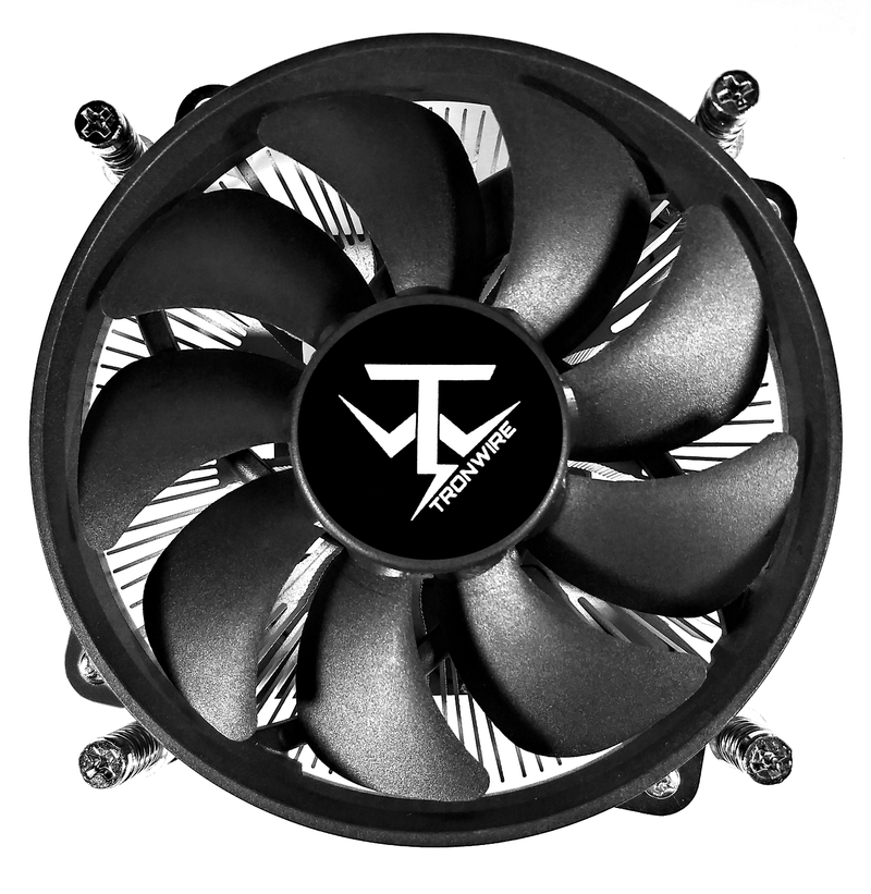 TRONWIRE TW-42 Intel Core i3 i5 i7 i9 Socket 1700 4-Pin PWM CPU Cooler With Aluminum Heatsink & Copper Core Base & 3.74-Inch Fan With Thermal Paste For Desktop PC Computer