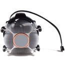 AMD Wraith Spire Socket AM4 4-Pin Connector CPU Cooler With Copper Core Base & Aluminum Heatsink & 4.05-Inch Fan With Pre-Applied Thermal Paste For Desktop PC Computer