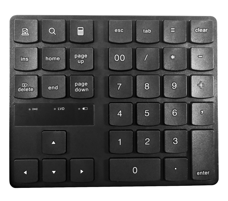 TRONWIRE 35 Key 2.4GHz Wireless Rechargeable USB Number Pad Numeric Keypad For Laptop Desktop PC Computer