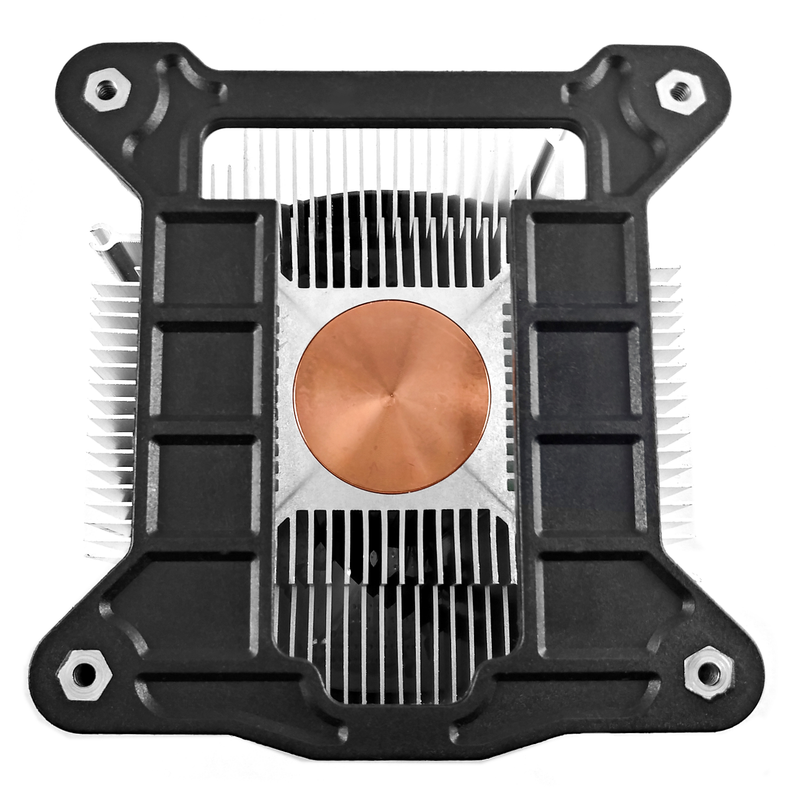 TRONWIRE TW-37 Red LED Intel Core i3 i5 i7 i9 Socket 1200 1151 1150 1155 1156 3-Pin CPU Cooler With Aluminum Heatsink & Copper Core Base & 3.5-Inch Fan For Desktop PC Computer