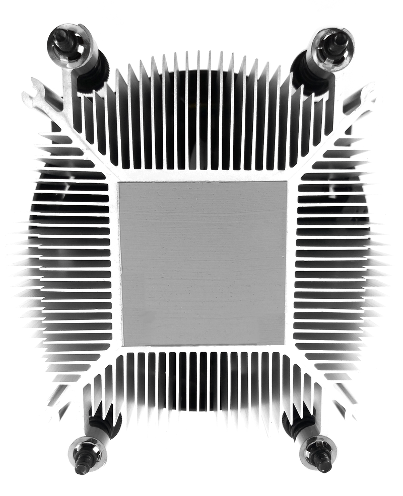 TRONWIRE TW-39 AMD Socket AM4 4-Pin PWM CPU Cooler With Aluminum Heatsink & 3.5-Inch Fan With Pre-Applied Thermal Paste For Desktop PC Computer