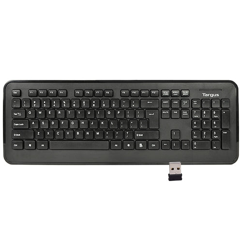 Targus KB214 2.4GHz 104-Key Wireless Keyboard With USB Receiver