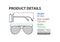 TRONSTORE Aviator Full Silver Mirror Metal Frame Sunglasses