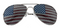 TRONSTORE USA American Flag Patriotic Aviator Pilot Metal Frame Sunglasses